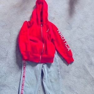 4T Nautica sweatsuit